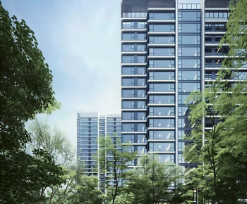 Modern Residential Building-ID:243237971