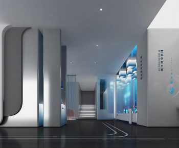 Modern Exhibition Hall-ID:770136123