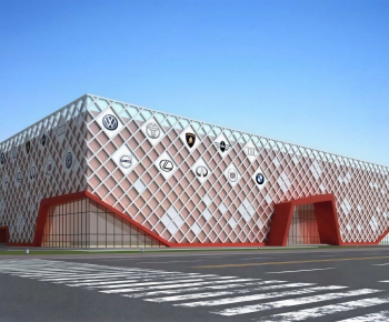 Modern Architecture Of Artistic Style-ID:336493973