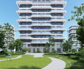 Modern Residential Building-ID:362936977