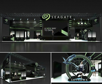 Modern Exhibition Hall-ID:675687074