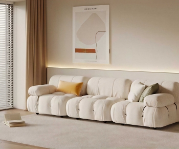 Modern Three-seat Sofa-ID:478965044