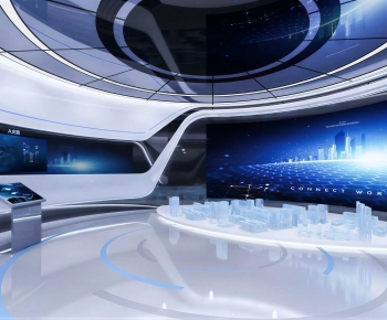 Modern Exhibition Hall-ID:369641079