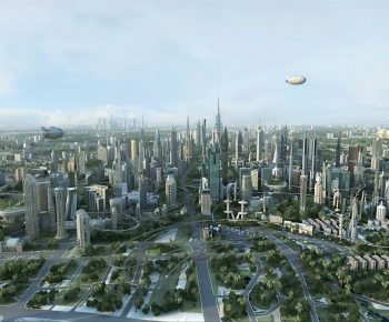 Modern Architectural Bird's-eye View Planning-ID:257231007