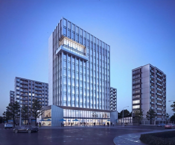 Modern Appearance Of Commercial Building-ID:463929894