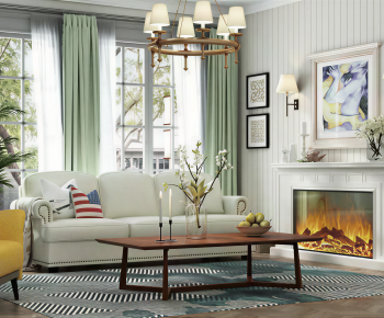 American Style A Living Room-ID:454370989