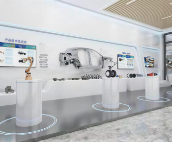 Modern Exhibition Hall-ID:296941042