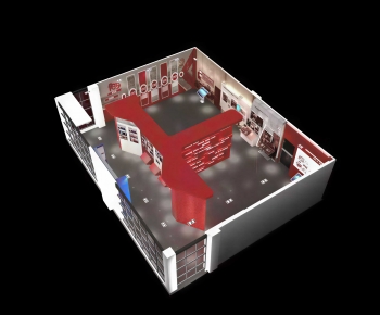 Modern Exhibition Hall-ID:107937104