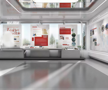 Modern Exhibition Hall-ID:663373952