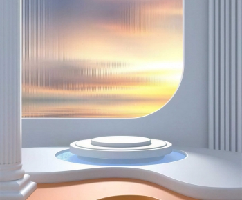 Modern Exhibition Hall-ID:268584015