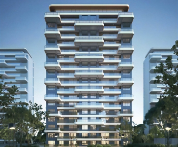 Modern Residential Building-ID:681061989