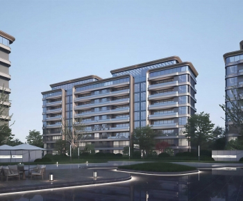 Modern Residential Building-ID:858911999