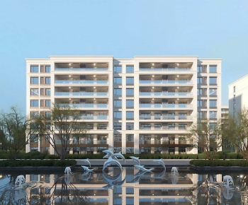 Modern Residential Building-ID:923819574