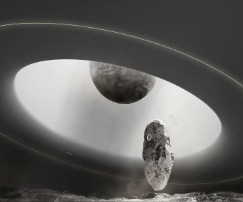 Modern Exhibition Hall-ID:543468004