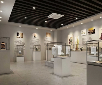 New Chinese Style Exhibition Hall-ID:670548929