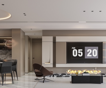 Modern A Living Room-ID:283387908