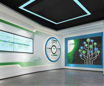 Modern Exhibition Hall-ID:290293939