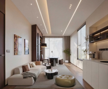 Modern A Living Room-ID:105043893