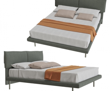 Modern Double Bed-ID:679018029