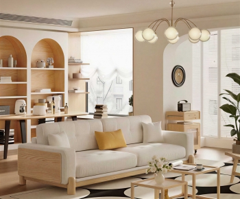 Modern A Living Room-ID:740988975