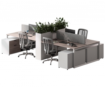 Modern Office Desk And Chair-ID:265563968