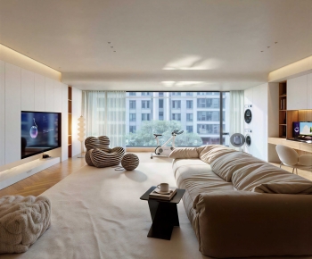 Modern A Living Room-ID:994677074