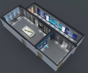 Modern Exhibition Hall-ID:484200951