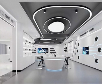 Modern Exhibition Hall-ID:829709058