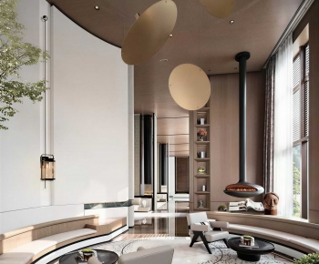 Modern A Living Room-ID:751276025