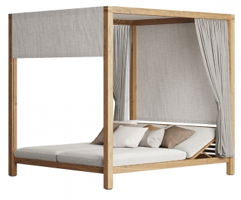 Modern Double Bed-ID:378235101