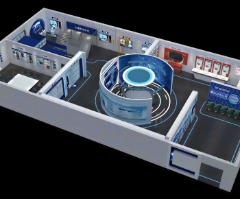 Modern Exhibition Hall-ID:300406936