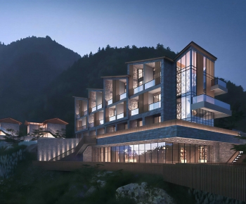 Modern Appearance Of Commercial Building-ID:169056896