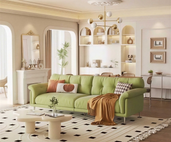 Modern A Living Room-ID:600013977