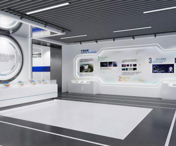 Modern Exhibition Hall-ID:393562083