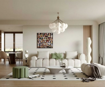 Modern A Living Room-ID:879174958