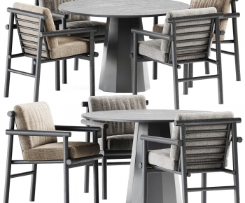 Modern Dining Table And Chairs-ID:791865113