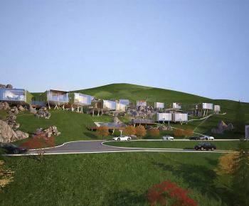 Modern Appearance Of Commercial Building-ID:623483904