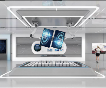 Modern Exhibition Hall-ID:827244048