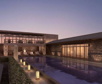 Modern Swimming Pool-ID:929899932