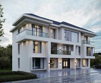 Modern Residential Building-ID:570961956