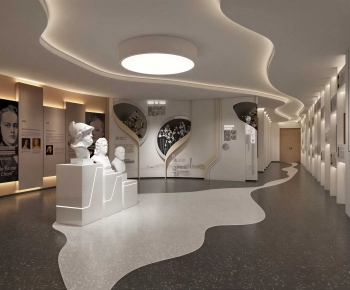 Modern Exhibition Hall-ID:346100385