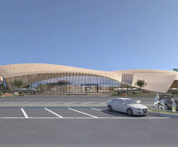 Modern Architecture Of Artistic Style-ID:888726007