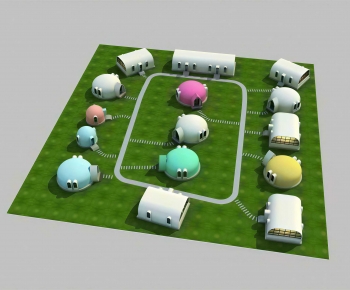 Modern Cartoon House-ID:173933039