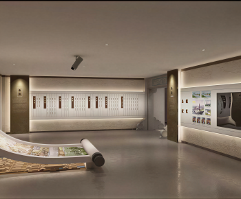 Modern Exhibition Hall-ID:801876077
