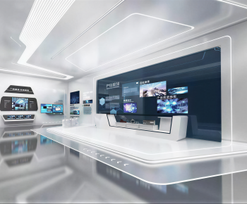 Modern Exhibition Hall-ID:642430829