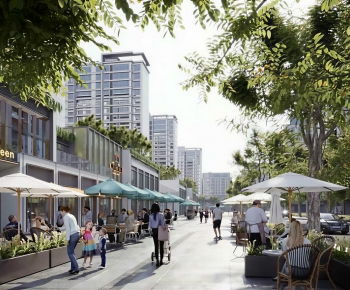 Modern Appearance Of Commercial Building-ID:183355094