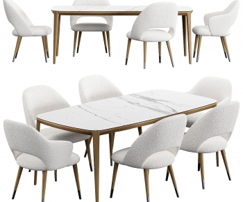 Modern Dining Table And Chairs-ID:162518027