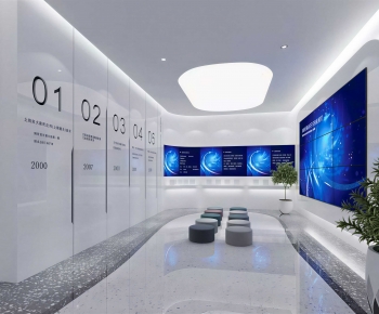 Modern Exhibition Hall-ID:568438059