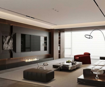Modern A Living Room-ID:848149062