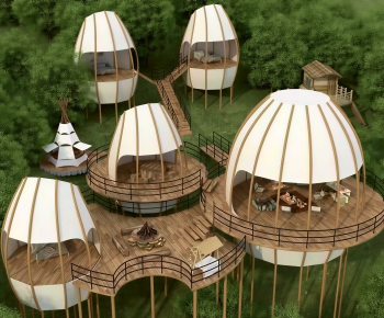 Modern Appearance Of Commercial Building-ID:145946987